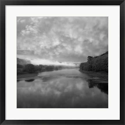 Framed Morning on the River Print