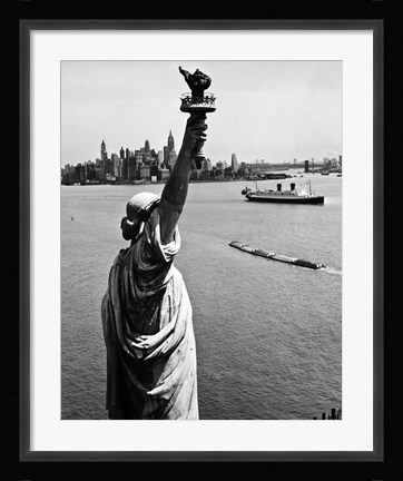 Framed Statue of Liberty Print