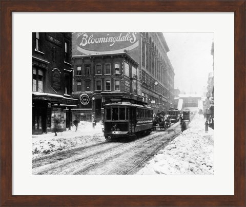 Framed Vintage Bloomingdale&#39;s Print