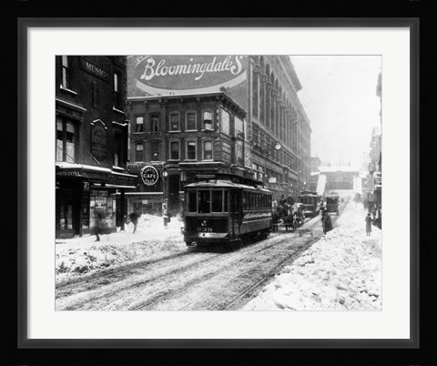 Framed Vintage Bloomingdale's Print