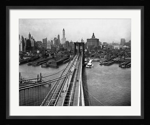 Framed Brooklyn Bridge Print