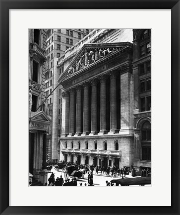 Framed NY Stock Exchange Print
