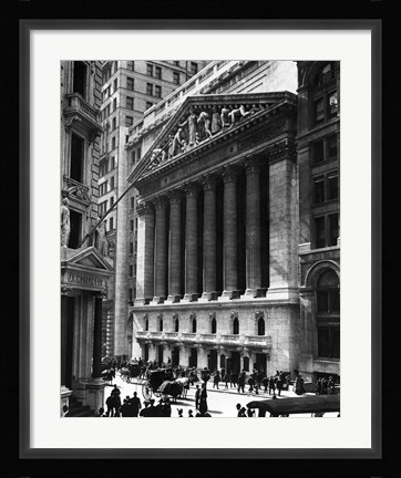 Framed NY Stock Exchange Print