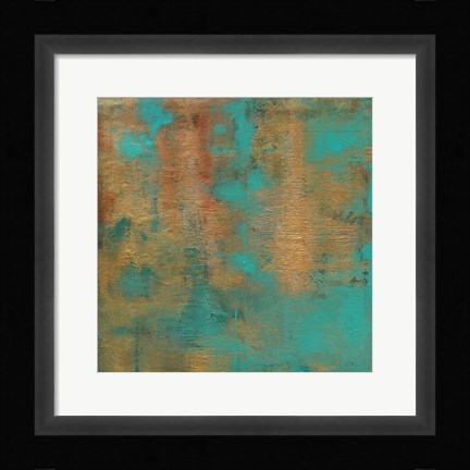Framed Rustic Elegance Square I Print