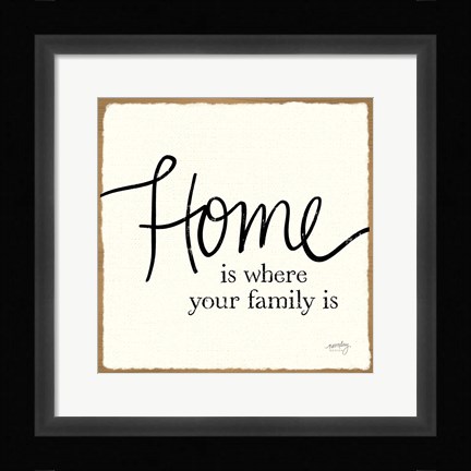 Framed Blessings of Home II (Home) Print