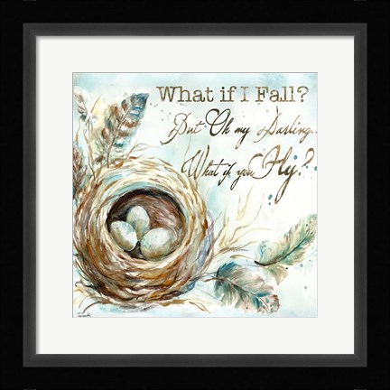Framed Nest Fly Print