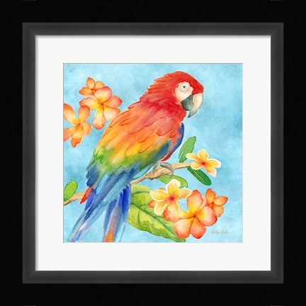 Framed Tropical Paradise Brights I Print