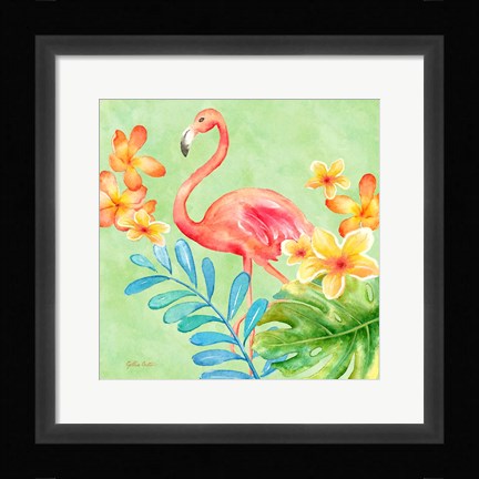 Framed Tropical Paradise Brights IV Print