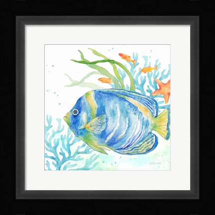 Framed Sea Life Serenade I Print
