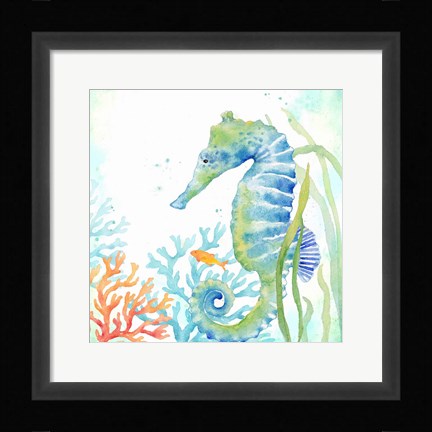 Framed Sea Life Serenade III Print