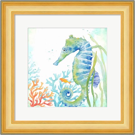 Framed Sea Life Serenade III Print