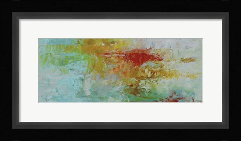 Framed Lush Sunset Panel Print