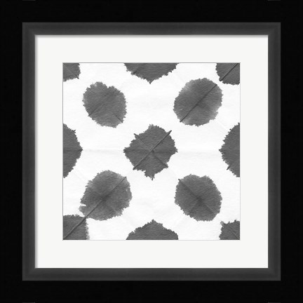 Framed Watermark Black and White II Print
