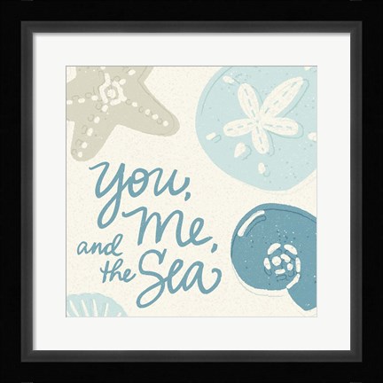 Framed Walk on the Beach II Print