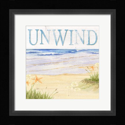 Framed Savor the Sea IV Print