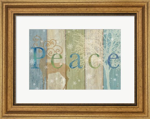 Framed Woodland Peace Print