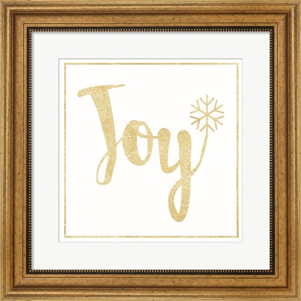 Framed Golden Joy II Print