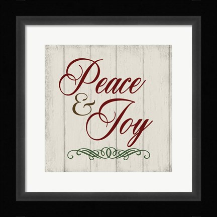 Framed Christmas Peace II Print