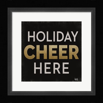 Framed Santa Cheer II Print