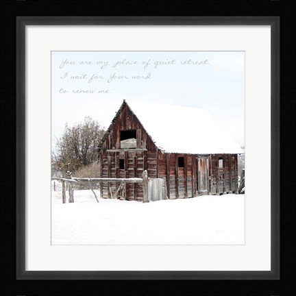 Framed Quiet Retreat Print