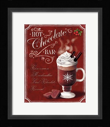 Framed Hot Cocoa Hot Chocolate Print