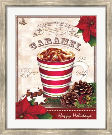 Framed Hot Cocoa Caramel Print