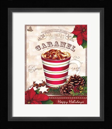 Framed Hot Cocoa Caramel Print