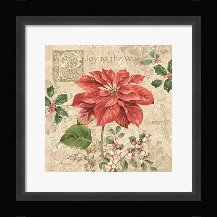 Framed Christmas Trail IV Print