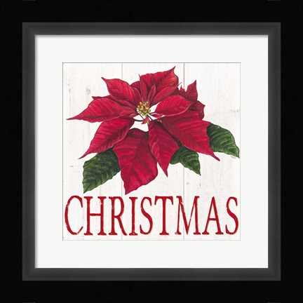 Framed Home for the Holidays Christmas Print