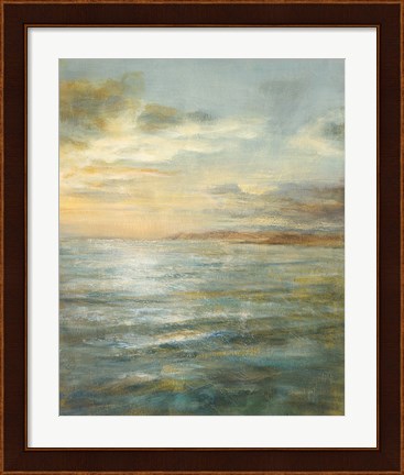 Framed Serene Sea III Print