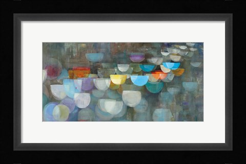Framed Blurry Lights Print