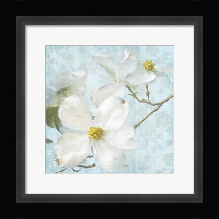 Framed Indiness Blossom Vintage I Pale Print