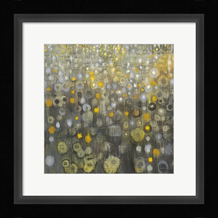 Framed Rain Abstract V Print
