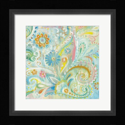 Framed Spring Dream Paisley XIII Print