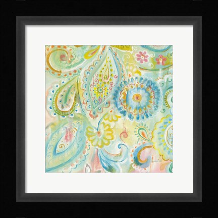 Framed Spring Dream Paisley XII Print