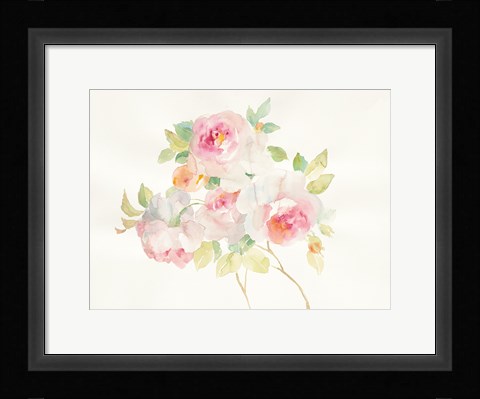 Framed Watercolor Element III Print