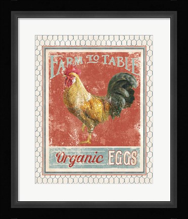 Framed Farm Nostalgia IX Print