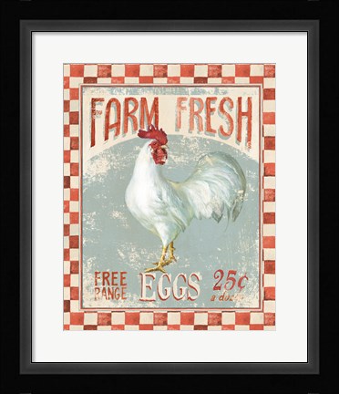Framed Farm Nostalgia VII Print