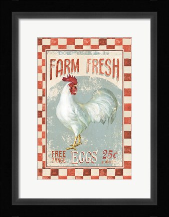 Framed Farm Nostalgia VII v2 Print