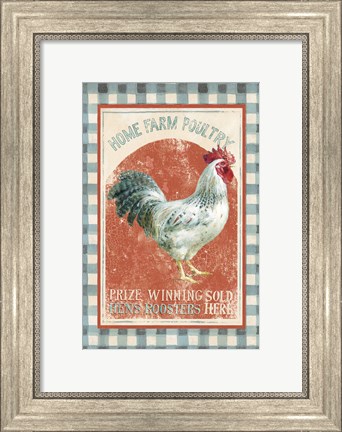 Framed Farm Nostalgia VIII v2 Print