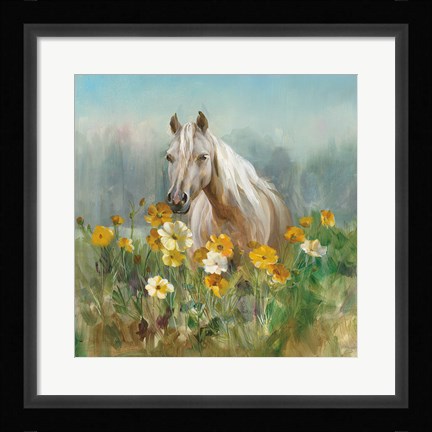 Framed Farm and Field II Print