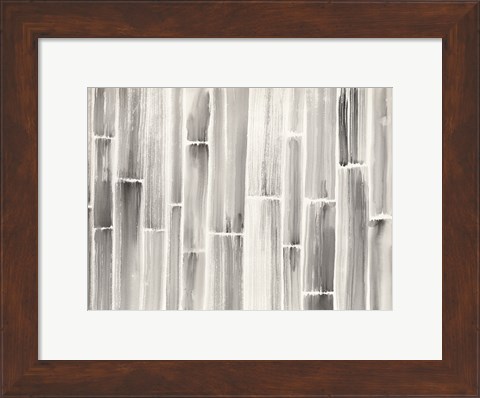 Framed Bamboo Pattern Print