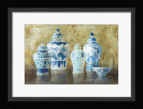 Framed Ginger Jar Still Life v.2 Print