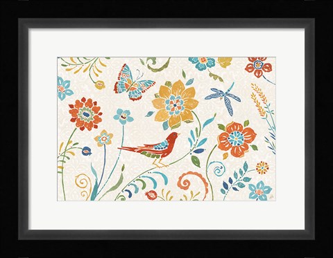 Framed Spanish Impressions I Print