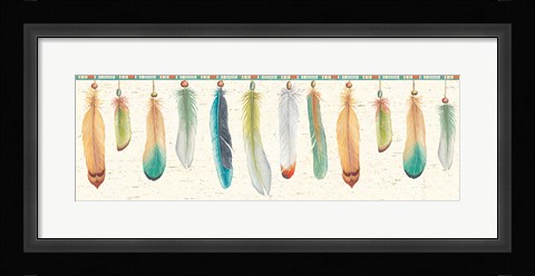 Framed Feather Tales VII Print