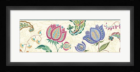 Framed Peacock Fantasy Master VI Print