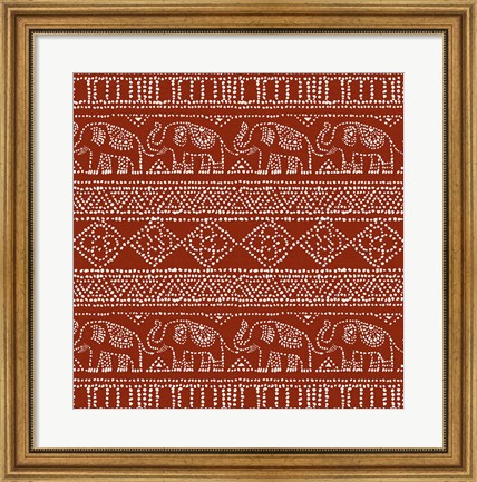 Framed Batik Pattern IM Print