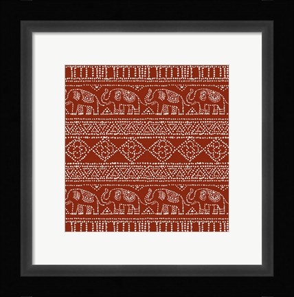 Framed Batik Pattern IM Print
