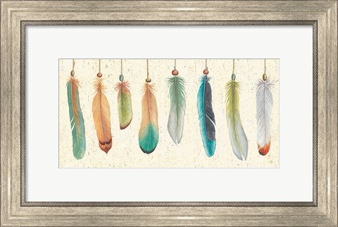 Framed Feather Tales VIII Print