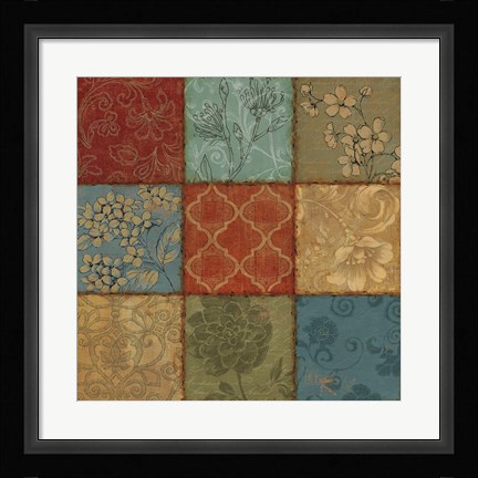 Framed Barcelona I Layered Print